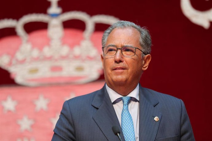 Imagen de archivo del consejero de Educación y Juventud de la Comunidad de Madrid, Enrique Ossorio, en su toma de posesión.