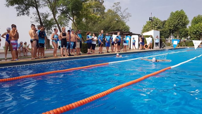 Una de las pruebas del XIX Circuito Provincial de Natación.