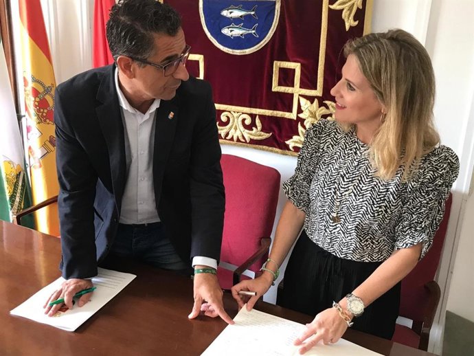 Ana Mestre con Miguel Molina