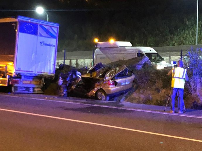 Accidente mortal en Redondela (Pontevedra),