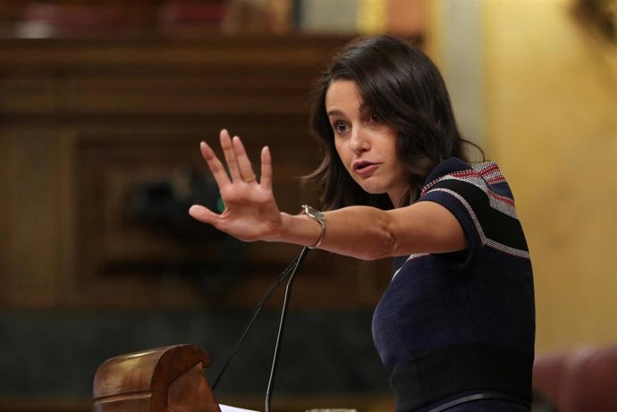 La portavoz de Ciudadanos en el Congreso Inés Arrimadas.