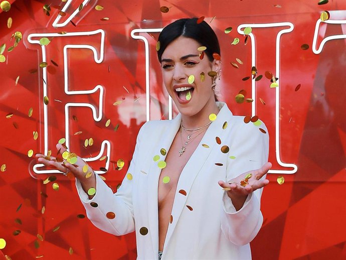 Dulceida en la presentación de la segunda temporada de 'Élite'