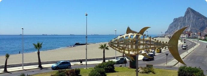 Vista de la ciudad de La Línea