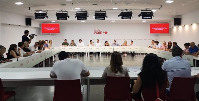 Comisión ejecutiva provincial del PSOE de Huelva.