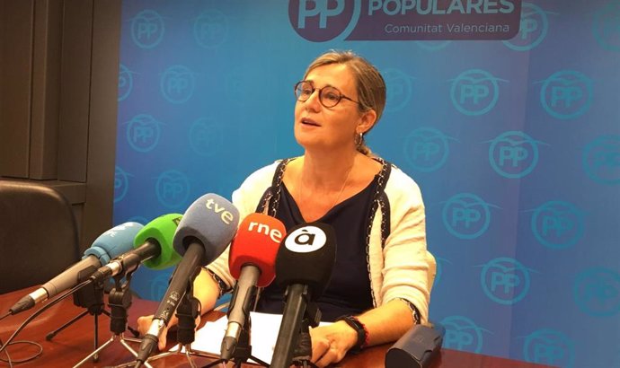La vicesecretaria general del Partido Popular de la Comunitat Valenciana (PPCV), Elena Bastidas.