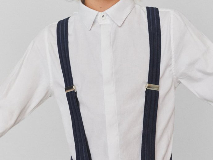 Tirantes de la nueva línea tailoring de ZARA para niños entre 6-14 años