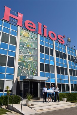 Instalaciones de Helios en Valladolid, cuya plantilla ha donado más de 9.000 euros a la Asociación Española Contra el Cáncer.