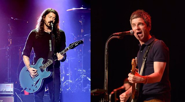 Dave Grohl y Noel Gallagher