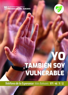 Campaña del Teléfono de la Esperanza por el día internacional para la prevención de las conductas suicidas.