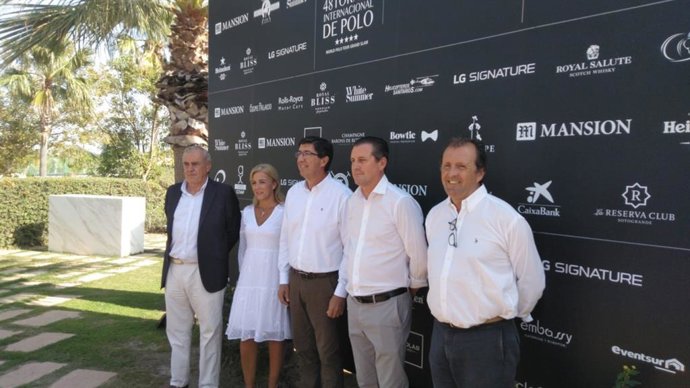 Juan Marín en los prolegómenos de la final