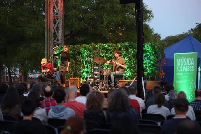 Concert del cicle Música als Parcs a Barcelona.