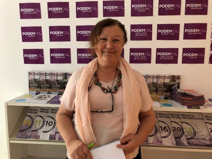 La secretaria general de Podemos en Baleares, Mae de la Concha.