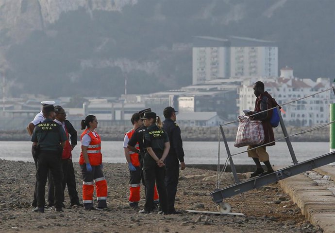 Desembarco del buque 'Audaz'