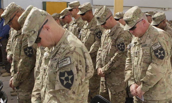 Soldados estaodunidenses en Kandahar, Afganistán