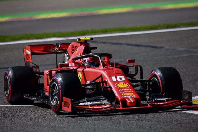 AV.- Fórmula 1/GP Bélgica.- Leclerc (Ferrari) vuela en Spa y Vettel completa el 