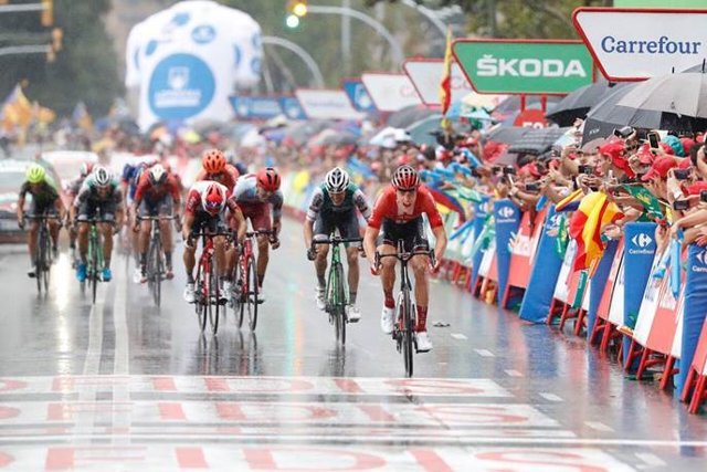 El ciclista alemán Nikias Arndt, del Team Sunweb.