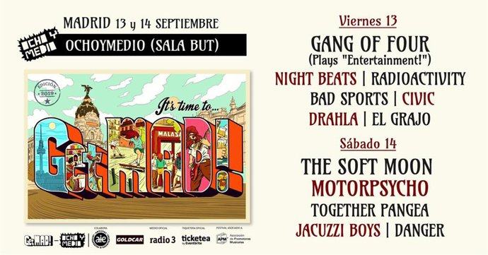 Imagen del cartel del festival GetMAD!