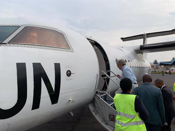 Antonio Guterres, secretario general de Naciones Unidas, viaja al epicentro de la crisis del ébola