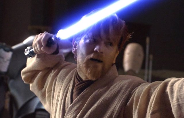 Evan McGregor como Obi Wan Kenobi en Star Wars