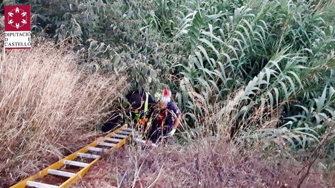 Rescate en un barranco de Segorbe