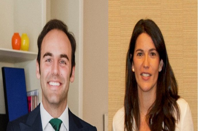 Jorge Ruiz-Capillas y Marta Echarri, banqueros privados en Lombard Odier