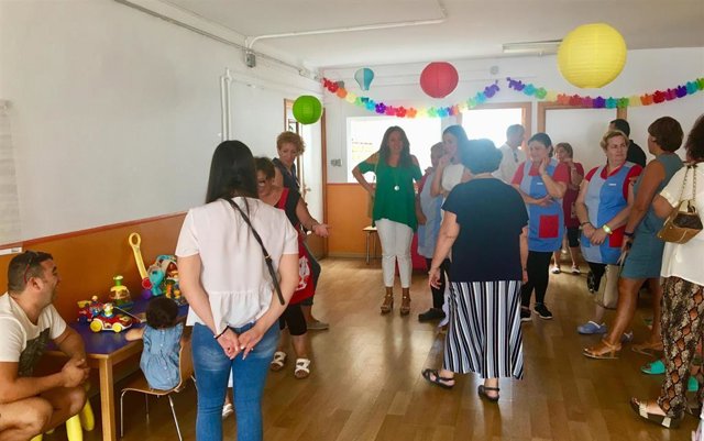 Visita a la escuela de educación infantil en Isla Cristina.