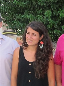 La presidenta de Unidas por Extremadura, Irene de Miguel.