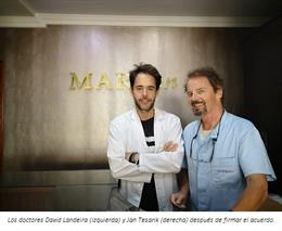 Los doctores David Landeira y Jan Tesarik