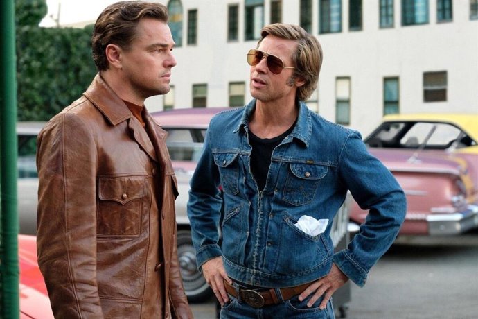 Brad Pitt y Leonardo DiCaprio en Érase una vez en... Hollywood
