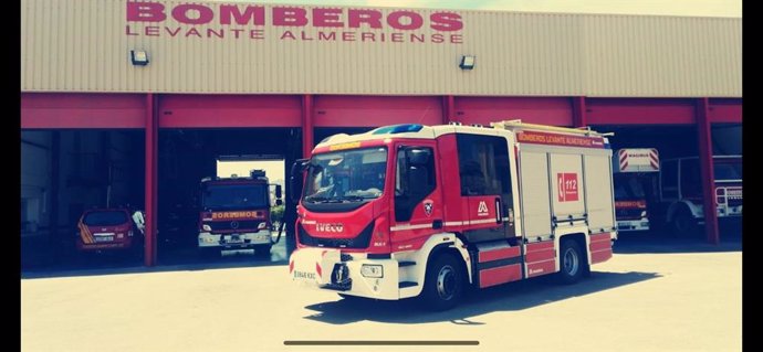 El nuevo vehículo incorporado al parque de bomberos del Levante