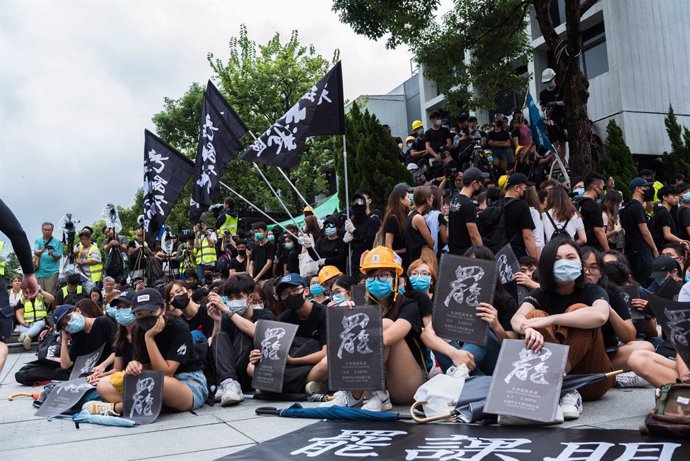 China.- Segunda jornada consecutiva de huelga general en Hong Kong coincidiendo 