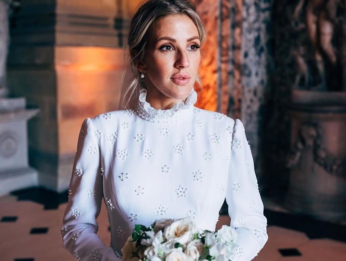 Ellie Goulding el día de su boda