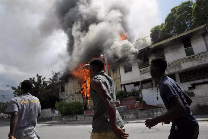 Disturbios por las protestas en Puerto Príncipe contra el presidente de Haití, Jovenel Mose