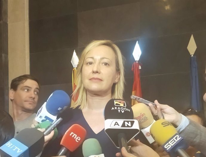 La consejera de Economía, Planificación y Empleo del Gobierno de Aragón, Marta Gastón.