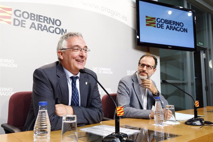 El consejero de Agricultura, Ganadería y Medio Ambiente del Gobierno de Aragón, Joaquín Olona.