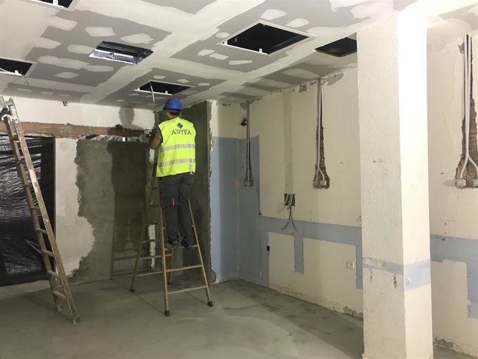 Obras hospital dia radiologia en Hospital Regional de Málaga