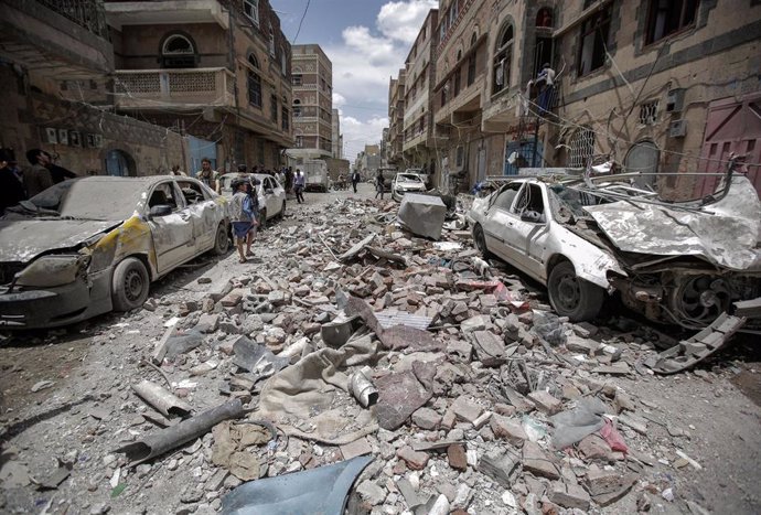 Bombardeo de la coalición saudí en Saná