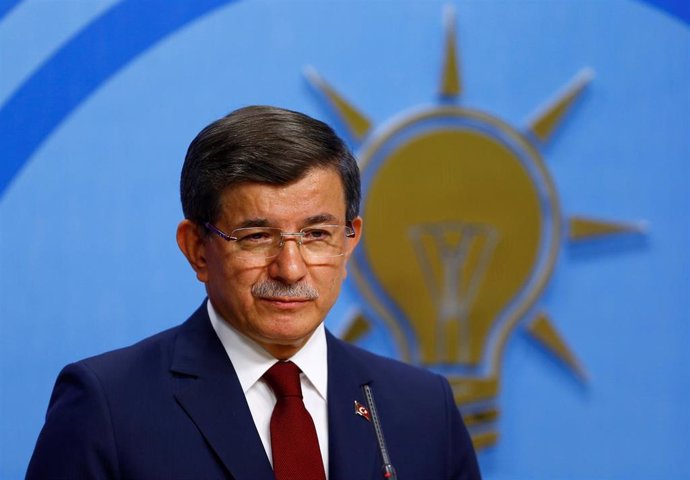 El primer ministro de Turquía, Ahmet Davutoglu