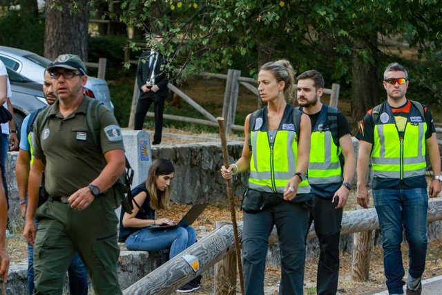 Operativo de búsqueda de la esquiadora y medallista olímpica  Blanca Fernández Ochoa en la sierra de Madrid.