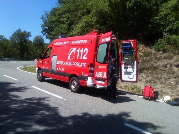 Ambulancia del Servicio de Bomberos de Navarra