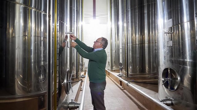 Bodega de la empresa Aceites Guadalentín.