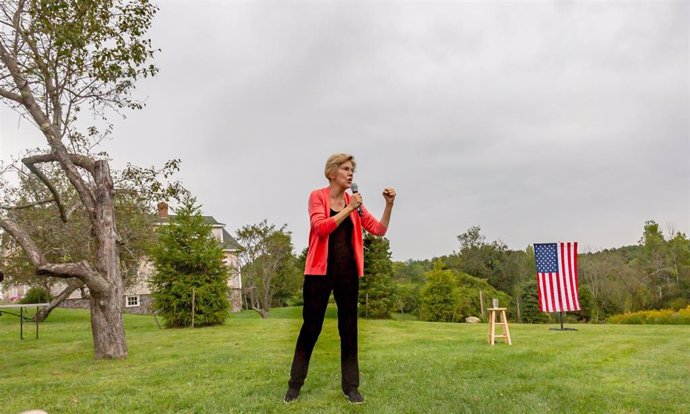 La senadora y candidata a la Presidencia de EEUU Elizabeth Warren. 