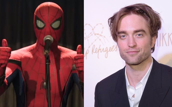Tom Holland en Spider-Man: Lejos de casa y Robert Pattinson, el Batman de Matt Reeves