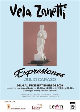 Cartel de la exposición que tendrá lugar en la Fundación Vela Zanetti.