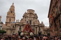 Medio centenar de agentes de Policía Local prestarán servicio durante la bajada de la Virgen de la Fuensanta