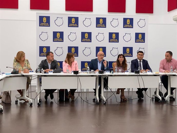 Rueda de prensa del presidente del Cabildo de Gran Canaria, Antonio Morales