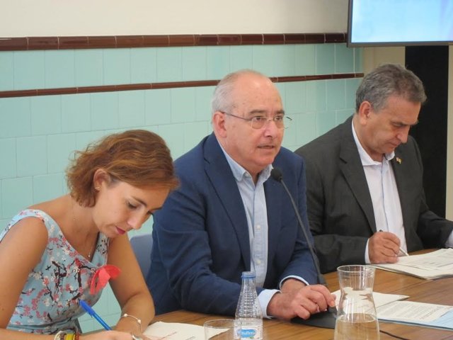 Núria Cuenca, Josep Bargalló y Carles Martínez