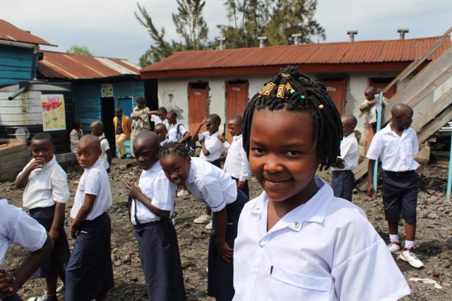 Centro educativo Kalamo, en República Democrática del Congo