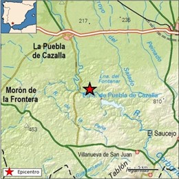 Epicentro del terremoto