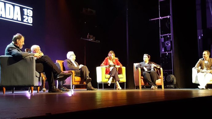 Presentación temporada 2019-2020 del Grupo Focus, con Daniel Martínez y los directores de los teatros